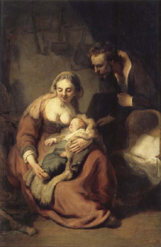 REMBRANDT Harmenszoon van Rijn The Holy Family oil painting image